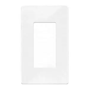 Hot sale American jumbo wallplate 1 gang wall switch plate outlet cover, screwless wallplate, UL listed wall socket cover