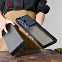 Couteau de cuisine en acier à haute teneur en carbone M390 Chef couperet à découper avec couteau de netteté en fibre de verre pour une utilisation en cuisine