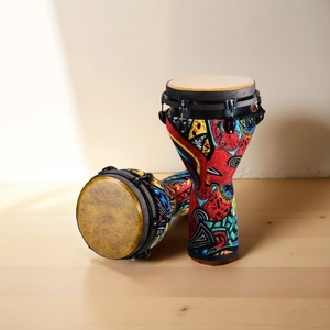 Djembé Africain Coloré de 8/10/12 Pouces pour la Vente <span class=keywords><strong>en</strong></span> Gros – Instrument de <span class=keywords><strong>Musique</strong></span> à Percussion Manuelle, Tambour du Maître - Product Image 2