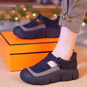 Summer Casual Sports <b>Shoes</b> Breathable Mesh Upper Rubber Outsole Thick Soles Ultra-light Non-fatiguing <b>Height</b>-<b>increasing</b> <b>Shoes</b> - Product Image 3