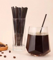 Pailles jetables pour café Boba, idéales pour les bars à café, les bureaux, les restaurants, la maison, l'intérieur et l'extérieur