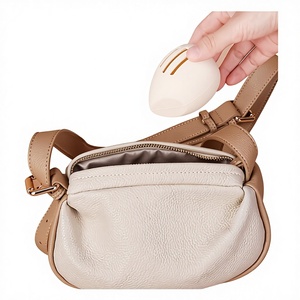 Sac de rangement anti-poussière et respirant pour éponge de maquillage B21 en silicone, option logo personnalisé, outils de beauté portables, vente chaude - Product Image 6