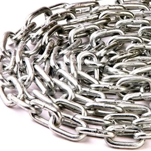 Chaîne de levage MaxPlus en acier inoxydable soudé, type 316, pour convoyeur à frottement, zinguée, norme EN818-2, certifiée ISO G80 - Product Image 4