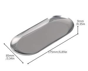 Bandeja Metálica Portátil Personalizada al por Mayor, Pequeña, para Almacenamiento de Tabaco y Cigarrillos, Set de Accesorios para Fumar - Product Image 5