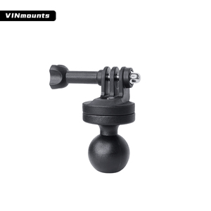 VINmounts Adaptador de bola de 1 pulgada para cámara deportiva, base de montaje para ciclismo y motocicleta - Product Image 1