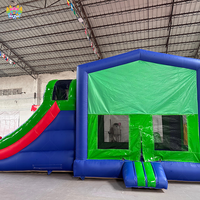 Château gonflable en PVC durable pour enfants, toboggan gonflable portable pour intérieur/extérieur, pour location, trampoline gonflable