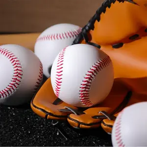 Bolas de práctica de softbol con logotipo personalizado, precio de alta calidad al por mayor, lanzamiento de bateo, entrenamiento de softbol