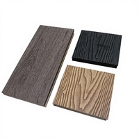 Revêtement de terrasse en composite bois-CPVC 3D de luxe, fabriqué en Chine, pour piscine, jardin, terrasse, revêtement de sol en PVC