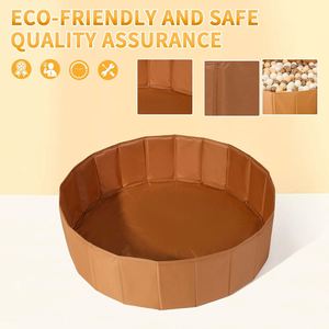 Piscine à balles durable et robuste pour enfants/bébés, parc de jeux/clôture, pliable et portable, pas besoin de gonfler - Product Image 4