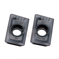 LDMT1504PDSR-29 Plaquettes en carbure rhomboïdes (ZANHO) revêtues PVD 52 HRC, rainurées avec picots de dissipation thermique, pour le nettoyage des coins et la finition haute qualité, OEM