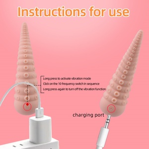 OEM Octopus Whisker Anal <b>Vibrating</b> 10 Speed G Spot Stimulator Protaste Massager Adult Sex Toys for Women Couples Gay - Product Image 6