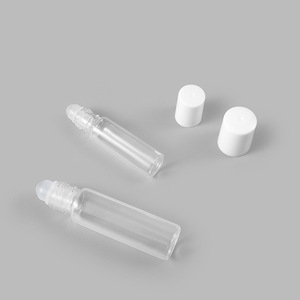 Custom logo 5ml 10ml Plastic Roller Ball Deodorant Essential Oil Roll <b>on</b> Bottle for Perfume Oil - Product Image 5