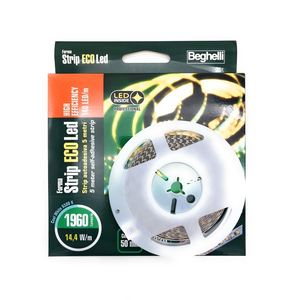 EColed HE Smart Strip Lights Auto-Adhésif 5 Mètres Haute Efficacité 140 LEDs/m 14.4 W/m 24V 6500K avec 5 M Ruban Auto-Adhésif - Product Image 3
