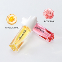 Huile à lèvres 5ml, teinte liquide minérale longue tenue, laque à lèvres en gel doux, cosmétique de beauté tendance, emballage pour maquillage
