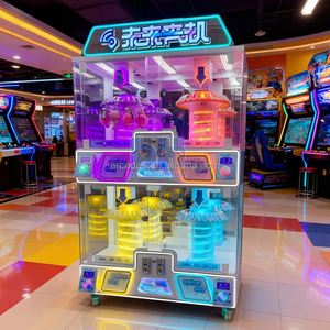 เครื่องเกมคีบตุ๊กตาของรางวัลจากโรงงานแอนิเมชั่นไป่ฮุ่ย แบบหยอดเหรียญ พร้อมตู้เก็บรางวัล - Product Image 4