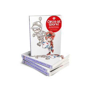 Libro Illustrato 'Cells at Work' 1: La Grande Battaglia tra Batteri e Globuli Bianchi, Manuale Medico con Rilegatura Perfetta - Product Image 2
