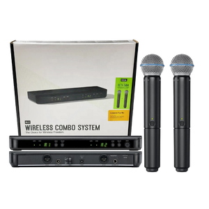 Sistema Wireless Vocale Doppio BLX288 B58 BLX4 PG58 con Due Microfoni Dinamici Beta58a Professionali per Esibizioni dal Vivo - Product Image 1
