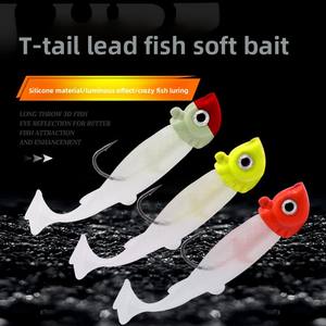 <span class=keywords><strong>Leurre</strong></span> <span class=keywords><strong>de</strong></span> pêche longue portée lumineux 4G 6G 9G, appât bionique en silicone avec hameçon pour la pêche en mer, la carpe, le bar et la perche en eau douce - Product Image 3