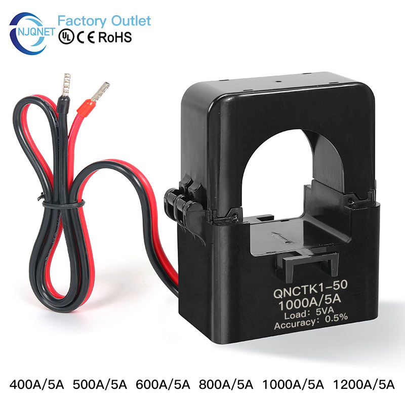 Low Voltage High Current Transformer Split Core CT QNCTK1-50 1000A 1A 600A 5A 800A 500A Combined Instrument Transformer Supplier