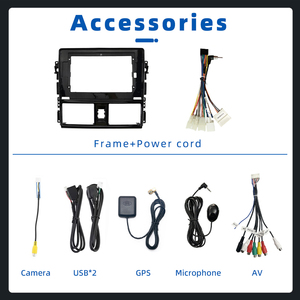 Carplay Android Màn hình tự động Car Stereo Video Player autoradio cho TOYOTA VIOS YARIS 2014-2016 Wifi BT GPS navigation - Product Image 3