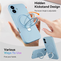 Sensation de peau douce Silicone liquide porte-anneau magnétique caméra Pack complet étui de téléphone portable pour iPhone 16 Plus 15 14 13 Pro Max