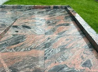 Granite rouge des Trois Gorges, designs personnalisés pour revêtement mural extérieur
