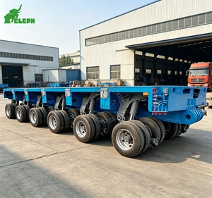 <span class=keywords><strong>Semirremolque</strong></span> Modular <span class=keywords><strong>de</strong></span> Acero para Carga Pesada, con Elevación y Dirección Hidráulicas, Multieje - Product Image 1