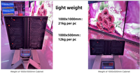 Mur vidéo LED extérieur, écran LED publicitaire grand format 1x1m, étanche, panneau LED publicitaire haute définition 1080P.