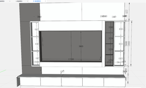 ตู้วางทีวีแบบเรียบง่ายทันสมัยปรับแต่งได้เองดีไซน์ตู้วางทีวีเรียบง่ายทันสมัย - Product Image 3