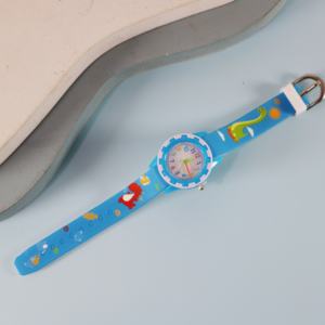 Luxury Fashion 3D Cute Cartoon Silicone Children's <strong>Watch</strong> Waterproof Boys' Universe <strong>Time</strong> <strong>Teacher</strong> Simulation Design - Product Image 5