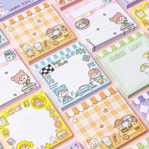 Wholesale Offset Paper 7.5 X 7.5 Stationery Office <b>Memo</b> <b>Pad</b> Sticky Notes with Custom Logo 20-100 Sheets/<b>pad</b> - Product Image 6