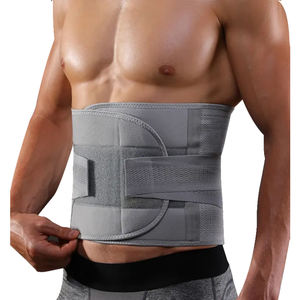 Ceinture de maintien lombaire ajustable avec logo personnalisé, ceinture de maintien de la taille, ceinture de maintien lombaire avec double sangles réglables, pour la transpiration - Product Image 1