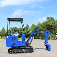 Mini-excavatrice électrique ANTS ME15 72V 1,5 tonne, excavatrice sur chenilles pour travaux de construction en intérieur et jardinage
