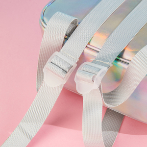 Zaino in stile farfalla per bambina carina con chiusura a cerniera in polvere Glitter accessori da viaggio perfetti di piccole dimensioni - Product Image 6