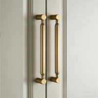 Poignée de porte d'entrée principale en laiton de différentes longueurs, personnalisable