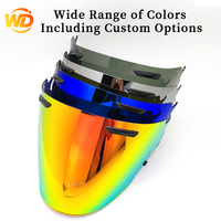 Nouvelle visière de remplacement anti-rayures et étanche XDVZ-/VZ pour casque de moto intégral, lentille pare-vent en polycarbonate