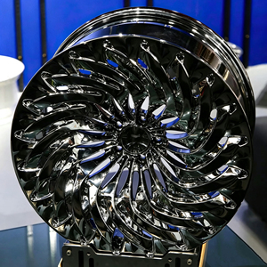 Nuove Ruote Monoblocco Forgiate Cromate da 17-23 Pollici 5x112/114.3/120 PCD Design Concavo Montaggio Universale per Mercedes/Audi - Product Image 2