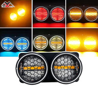 Projecteur LED COB rétro IP20 90W RGBW à 2 yeux, lumière de scène chaude avec contrôle DMX512