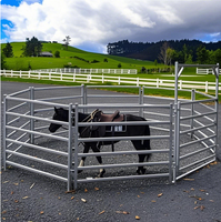 Venta de vallas y puertas de la granja de vallas de acero de vallas de caballos galvanizadas en caliente