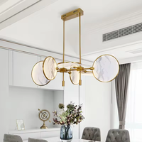 Moderne lumière luxe style chinois branche ventilateur lustre salon bureau chambre restaurant bar salon de thé café décor lampe LED