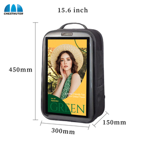 Bán buôn 15.6 inch xách tay Ba lô biển quảng cáo | màn hình quảng cáo di động quảng cáo di động khuyến mãi cho triển lãm - Product Image 2