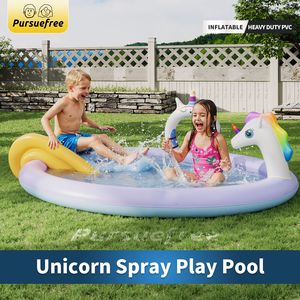 Piscina Inflable Pursuefree con Diseño de Tiburón para Niños, Juego al Aire Libre - Product Image 2