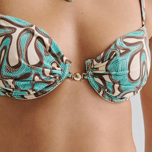 Op Maat Gemaakte Dames Zomerkleding Braziliaanse Bikini <span class=keywords><strong>Sex</strong></span> Dames Badmode Print 2-delige Set Plus Size Private Label Custom Vrouwen Bikini 'S - Product Image 4