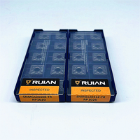Plaquettes de coupe CNC de marque Ruian SNMG120408-TR-RP1020 en carbure de tungstène revêtues PVD, outils de tournage OEM haute dureté