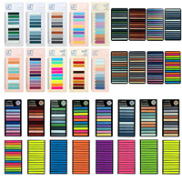 Onglets d'indexation SK Morandi en PET, personnalisables, colorés, autocollants, blocs-notes, plusieurs tailles, impression de logo, motif, texte