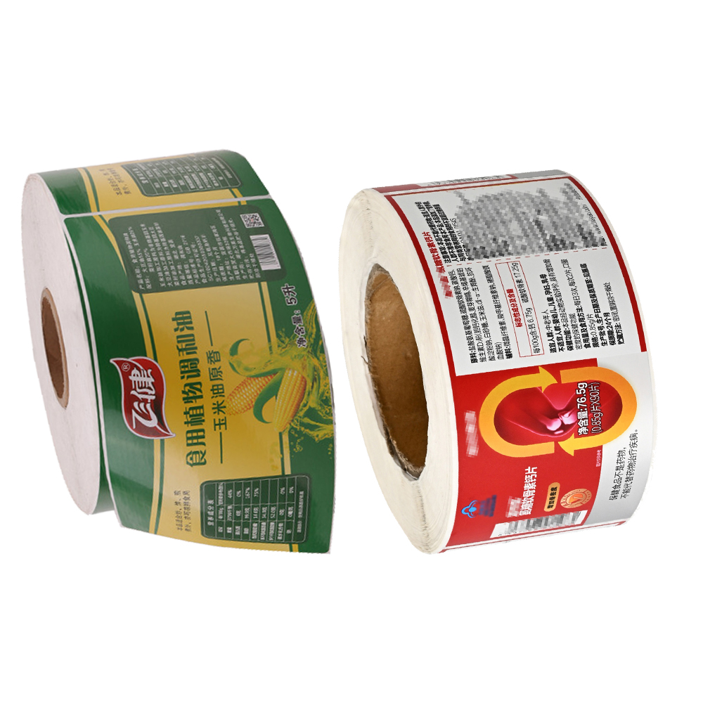 Premium Custom PET PVC Bopp Vinyl Paper Waterproof Self-adhesive Product Packaging Label for Bottle