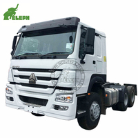 Camion tracteur en afrique, taille 371hp 420hp 6x4 10 roues tête de remorque 40 tonnes 20 cubes