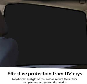Pare-soleil de voiture, protections latérales avant, 2 pièces, rideau solaire pour vitre arrière de véhicule, cadeau promotionnel - Product Image 4