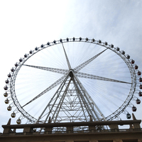 Grande roue de 88 m de la Chine Guohui, manège de parc d'attractions, sensations fortes, acier et métal pour l'extérieur, à vendre