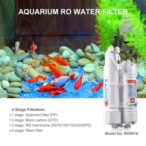 4 giai đoạn lọc nước di động Aquarium lọc nước <span class=keywords><strong>RO</strong></span> <span class=keywords><strong>Kit</strong></span> cho bể cá sạch nước tinh khiết, 100GPD <span class=keywords><strong>RO</strong></span> máy - Product Image 5